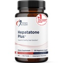 健康肝臓サポートカプセルのためのデザイン - Hepatatone Plusとミルクアザミ、NAC、Schisandra - クレンジング+免疫サポートのためのキノコ抽出物 - 男性+女性(120カプセル)のための肝臓デトックスサプリメント