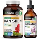 BIO KRAUTER Dan Shen 250 カプセル & Astragalus Tincture 4 Fl. Oz.