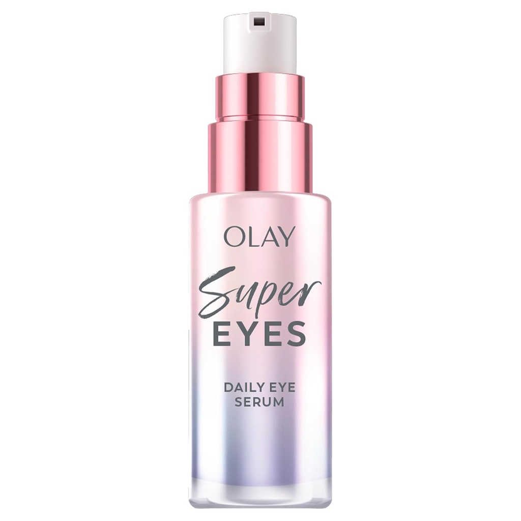 Olayの極度の目の血清-ビタミンC、カフェイン、ナイアシンアミド、アミノのペプチッド、アロエVera - 明るい暗い円、反しわ、反老化、明るくなることは、良いラインを滑らかにし、水和し、0.45 Ozを滑らかにします