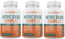 サービングL-アルギニンHCL AAKG AKGアルファKetoglutarateのCitrulline Malate 360の合計のカプセルごとの3本のびんのニトリクト酸化物のコンプレックス3500mg