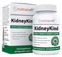 Nutracraft KidneyKind #1 Kidney サポートとデトックス サプリメント | 膀胱の健康のための腎臓のクレンジング | Buchu、Juniper、Uva Ursi、クランベリー、イラクリーフ&その他 | 60 ベジーカプセル