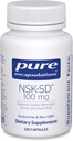 純粋なカプセル化NSK-SD - 100 mg Nattokinase - 正常な血循環のために - Fibrinolytic活動をサポート* -グルテンフリー&非GMO - 120カプセル