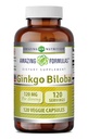 アメイジングフォーミュラ 銀杏葉 120 Mg サプリメント 120 カプセル | 24% 銀杏フラボン グリコシドを含有する標準化 | 非GMO | グルテンフリー | アメリカ製