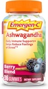 Emergen-CビタミンCとAshwagandhaグミー、免疫サポートのための栄養補助食品、ベリーブレンド、学校エッセンシャルに戻る - 36カウント