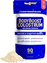 BodyBoost Premium Colostrum Whole, 100% Bovine Colostrum Powder, Immune Booster Supplement with Immunoglobulin & Lactoferrin, Grass Fed Colostrum Powder, Gut Health, Diverse Intake,16 oz