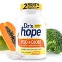 PQQQ CoQ10 - CoQ10 100mgのPQQQの補足Coenzyme Q10の補足のPQQQ20mgは頭脳の健康、60の野菜の帽子を支えます - サービングごとの1カプセル