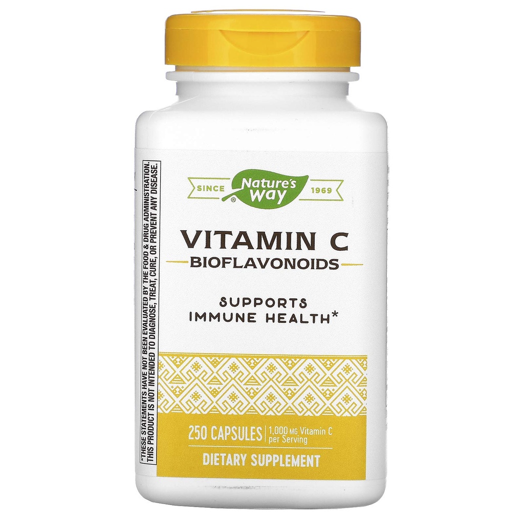 Bioflavonoids、免疫サポート*、サービング2カプセルあたりの高い効力のビタミンCの性質の方法ビタミンCは、Collaagen*を、2カプセルのサービングごとの1,000のmg、250のカプセルを促進します(包装5月Vary)