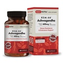 DailyNutra KSM-66 Ashwagandha 600mg オーガニック ルート エキス - 5% のwithanolides の高い効力の補足 | 疲れを取り除き、リラックス、焦点、エネルギーおよび筋肉成長を支えて下さい(90 のカプセル)