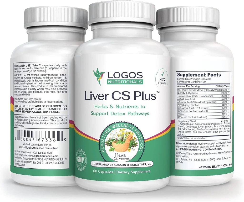 ロゴの Nutritionals-Liver CS Plus-60強力な肝臓デトックスフォーミュラベジーキャップ増加グルタチオンと酸化ストレスを下げる。