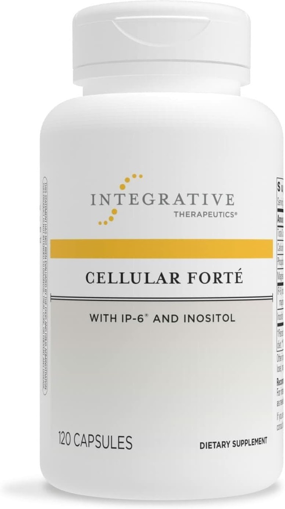 Integrative Therapeutics Cellular Forte - Inositol Supplement for Immune System & Cell Health Support* - IP-6を含む - ビーガン、グルテンフリー&乳製品 - 120カプセル(60のサービング)