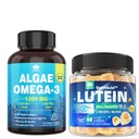 砂糖の自由なルテイン20mg 40mg +Vegan Omega 3 DHA EPA
