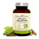 草の根の純粋な有機性Valeianの根のカプセル - 900のmg - Melatonin無し、非GMO - 60の計算のビーガン カプセル、草の補足と形成する非ウサギ