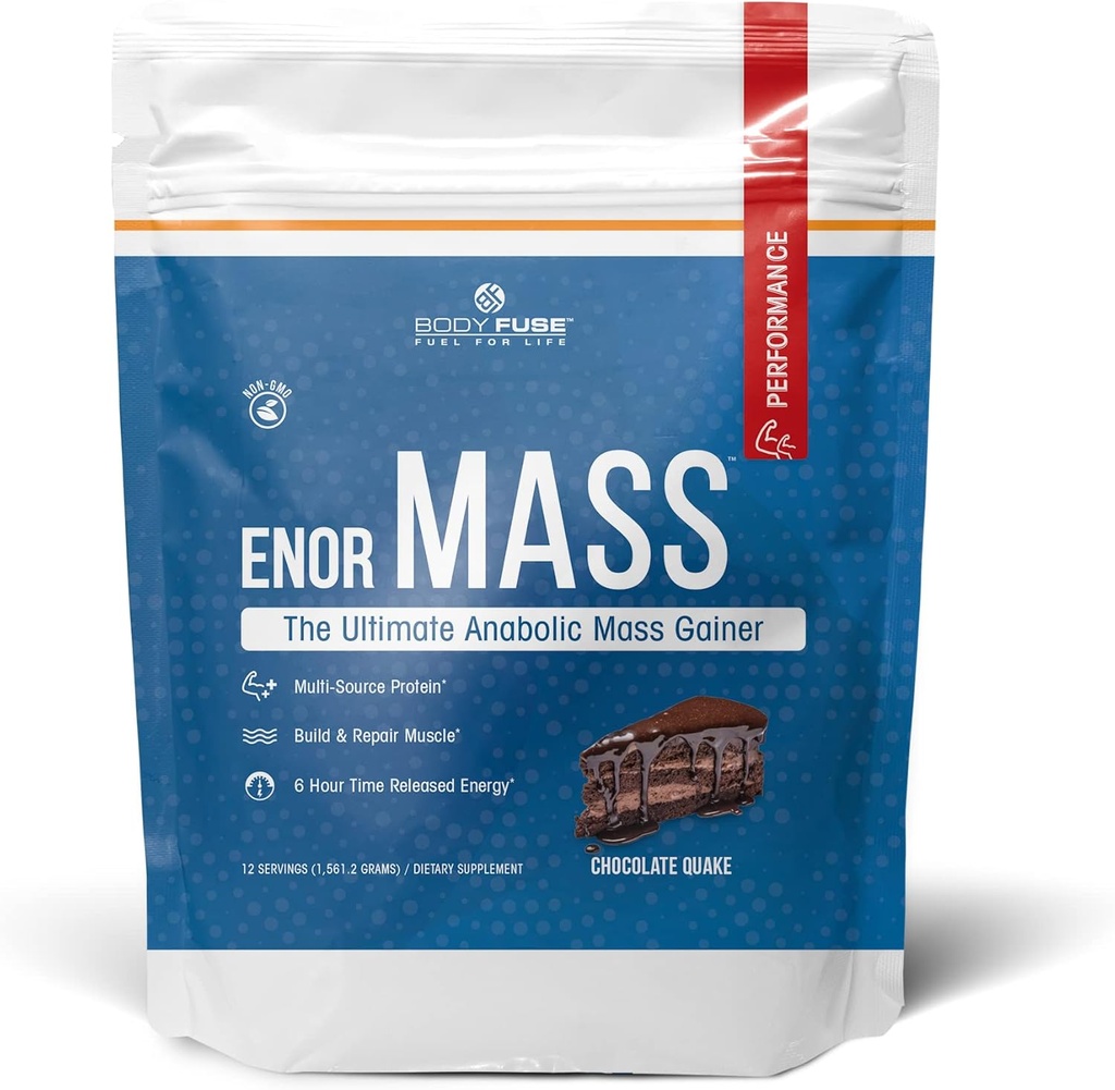 EnorMass Chocolate Quake | ウェイトゲイン・マッスル・ビルダー | 500 Cal per サービング