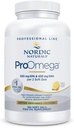 Nordic Naturals ProOmega、レモンフレーバー - 180 ソフトジェル - 1280 mg Omega-3 - EPA&DHAと高周波魚油 - 脳、目、心臓、免疫の健康を促進 - 非GMO - 90 サービング