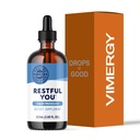 Vimergy Melatonin 5 mg – 自然な睡眠補助金 – 睡眠のサプリメント – 眠りのより速く立ち寄るのを助けます & 眠りの長期滞在 - 非GMO, グルテンフリー, コーシャ, 大豆フリー, ビーガン, Paleo (115 mL)