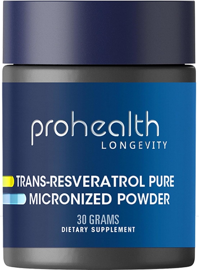 長寿の Micronized のトランス Resveratrol の粉 30 グラム- 98% の純粋な薬剤の等級、スコップごとの 1000 の mg、優秀な吸収および Bioavailability
