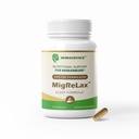 MigReLax - 医師の処方ミグライン救済サプリメント - ヴァレーアン、レモンバーム、パッションフラワー、ホップと睡眠&リラックスサポート - 女性&男性のための片頭痛サプリメント - ミグライン頭痛サポート