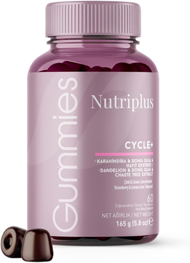 FARMASi Nutriplusの食事療法の補足、ゼリーのビタミン、60 PC - Multivitaminサポート、Boostsの免除は健康、毎日の補足、鉱物、健康な成長を促進します(1、いちご、石灰)