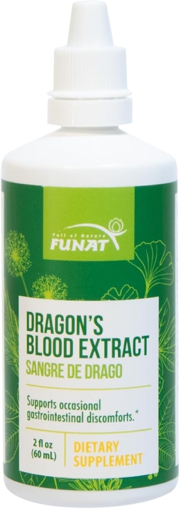 FUNAT ドラゴンの血のエキスの低下 - 消化管のサポートのための自然な消化の補足 - 60ml   Sangre de Dragón Gotas