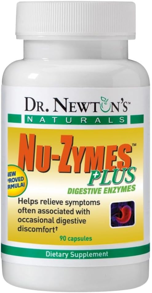 Dr. NewtonのNaturals Nu-Zymes Plus消化酵素90ベジタリアンカプセル