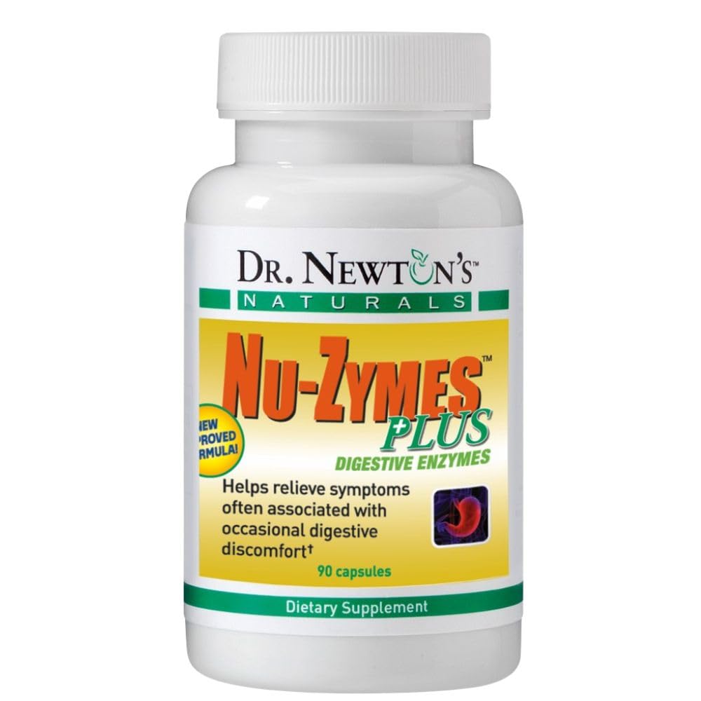 Dr. NewtonのNaturals Nu-Zymes Plus消化酵素90ベジタリアンカプセル