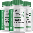 GlycogenX Glycoオプティマイザカプセルサプリメント - GlycogenXオプティマイザアドバンストフォーミュラ、Glycogen Xサプリメント、GlycogenXブースターレビュー、最大強度グリコゲンサプリメント(3パック - 180カプセル)