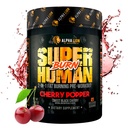 ALPHA LION Superhuman Burn – 1 代謝ブースタープレワークアウトと男性のためのサーモニック脂肪バーナー – 食欲抑制剤と減量サプリメント (21 サービング, 甘い黒チェリーフレーバー)