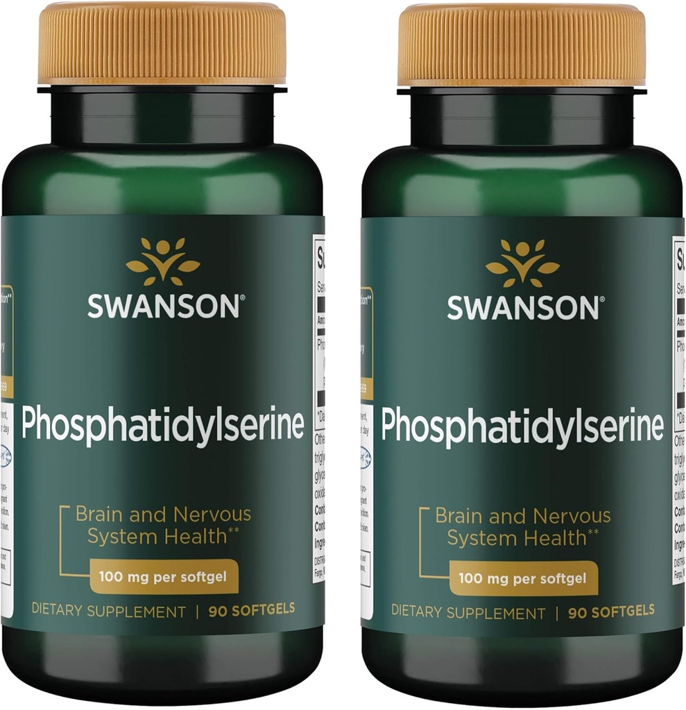 Swanson Phosphatidylserine 100のmg 90のゲル(2のパック)