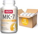 Jarrow フォーミュラ MK-7 90mcg-Bioactive VIT K2-120 サービング(Softgels)-Bone & CV Health-VIT K2 MK-7 食事療法 Supp-K2 VIT Supp MK-7-グルテンフリー、12 パック