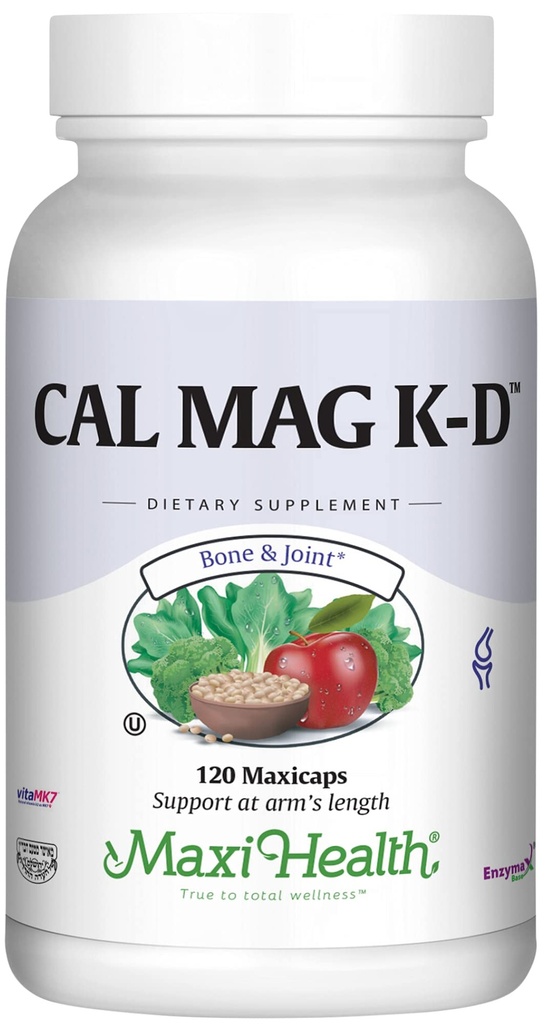 ビタミンD3(2000 IU)、マグネシウム(250 mg)、ビタミンK2(150 mcg) - 骨、歯および関節サポート - 120カプセル