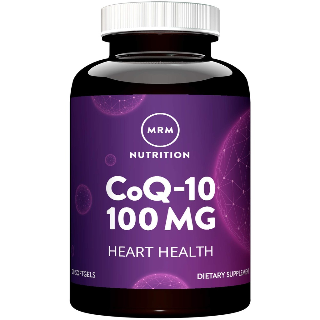 MRM栄養COQ-10 100mg | 自然由来 | 心の健康 | 抗酸化剤 | 高められた生物学的利用能 | グルテンフリー | 120 人前
