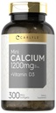 Carlyle Calcium 1200 mg with Vitamin D3 | 300 Softgels | 非GMOとグルテンフリーサプリメント