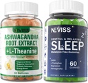 NEVISS Melatoninの自由な睡眠のグミー+ Ashwagandha Gummies 2000mg