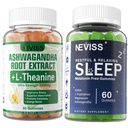 NEVISS Melatoninの自由な睡眠のグミー+ Ashwagandha Gummies 2000mg