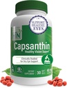 Health Thru Nutrition Capsanthin 40mg - Ultimate Eye Supplement | Healthy Vision Support & Blue Light Protection Dry Eye Relief as CapsiClear Derived from Capsicum Annuum | Pack of 30