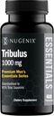 Nugenixは人エキスのためのTribulus Terrestris-95%の合計のサポニン、1000mg高い効力、余分強さ、60の計算をエッセンシャルします