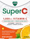 ビタミンC、Bのビタミン、緑茶、GinsengおよびTurmericのエキスとのVicks極度のC Energize + Replenishの昼間の食事療法の補足は必須ビタミン*、28のカプレットを補充するのに役立ちます