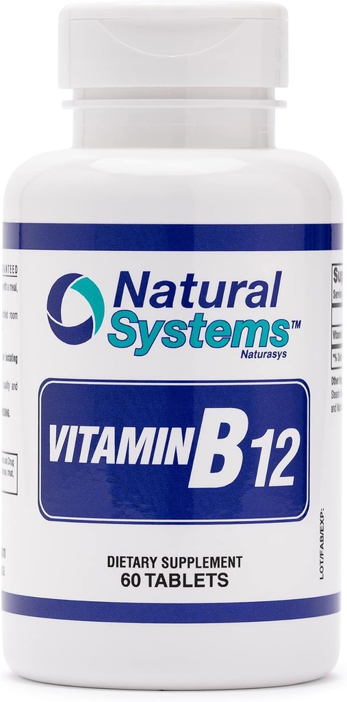 ビタミンB12 60は自然なシステムによって1000のmcgを錠剤にします-大人のためのB12のビタミン1000mgは記憶を刺激します* -よい消化*のためのビタミンB12 1000のmcg -ビタミンB12エネルギー代謝サポート* -