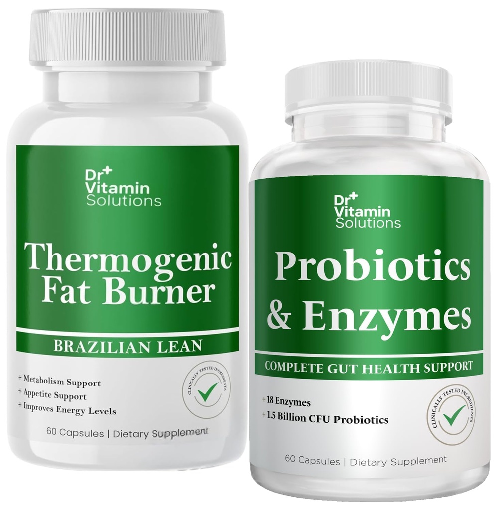 DR VITAMIN SOLUTIONS の熱源の脂肪バーナー及びプロバイオティクスの消化器の健康及び女性及び人のための膨脹の救助のためのプレバイオティクスが付いている消化器酵素 - 束 90 の帽子