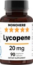 MONOHERB Lycopene 20 カプセルあたり mg - 90 ベジーカプセル