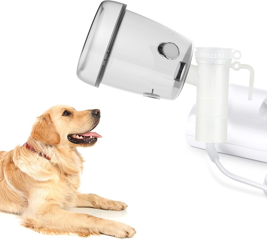 猫と犬のための犬のネブライザーカップと吸入マスク、ペットのための酸素マスク(Nebulizerマシンを含んでいません)(L)