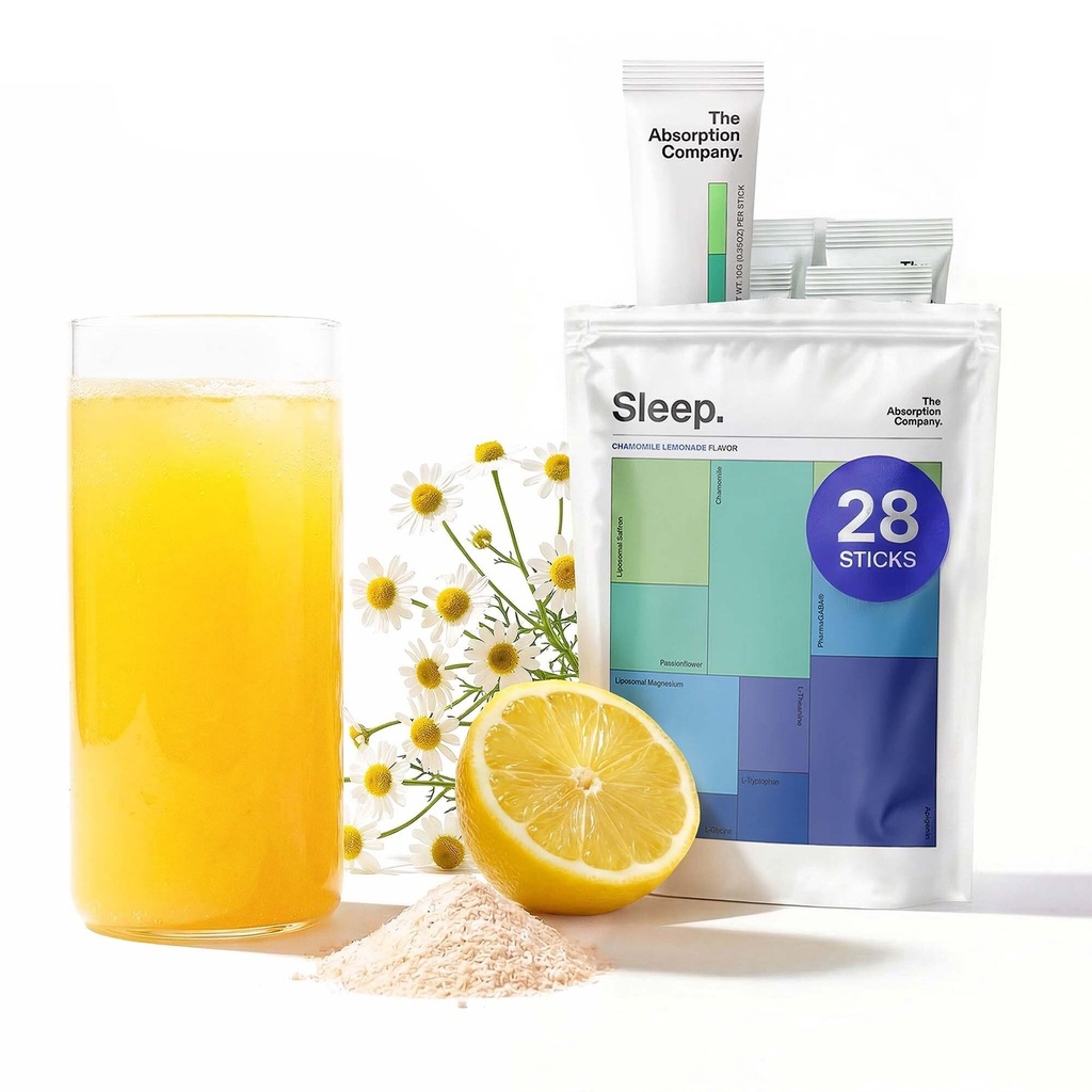 睡眠の援助の粉-Liposomal Saffron、マグネシウム及びPharmaGABA Melatonin-Freeの自然な補足との深い睡眠のための Calmingの飲み物は圧力を減らし、睡眠の質を改良します シャングリム レモネード28棒