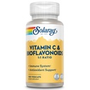 シトラスBioflavonoids、1:1の比率のSOLARAYのビタミンC 500mg - 酸化防止剤および免疫サポート補足-ローズHIPSおよびAcerola、ビーガン、60日の保証、50のサービング、100のVegeCapsのビタミンC