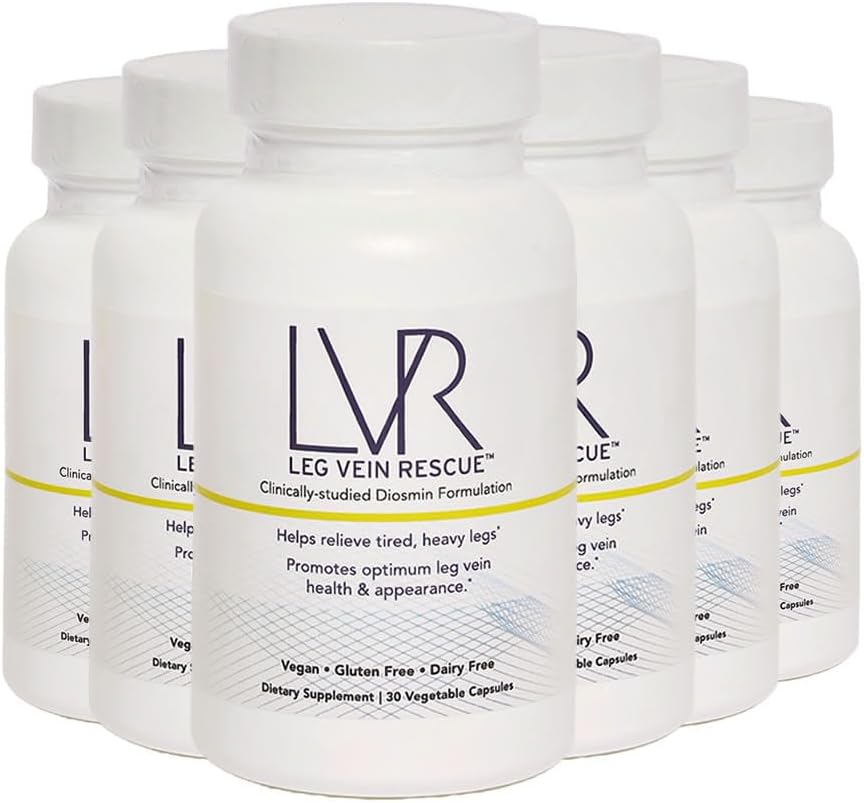 臨床的にDiosmin Varicoseの静脈および足の循環サポート120の日の供給-くもの静脈及び足の浮腫の救助の柑橘類のBioflavonoidsの自然な健康の補足(6本のびん)