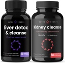 NutraChamps Liver Cleanse Capsules and Kidney Cleanse Capsules 2 Pack Bundle