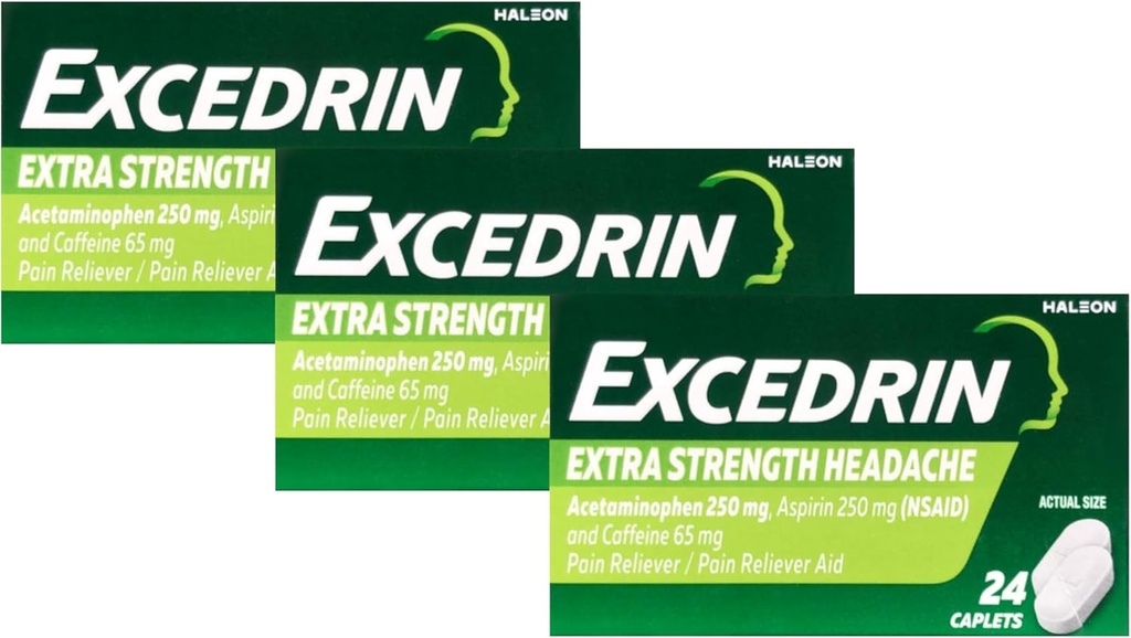 Excedrin 余分な強さ - 24 の小冊子、3 のパック