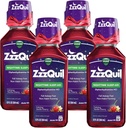 ZzzQuil、夜間睡眠の援助の液体、50のmg Diphenhydramine HCl、No.1の睡眠援助のブランド、Calmingバニラチェリーの味、非習慣の形成、12のFLのOZ (パッキング4)