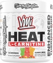 ヒートL-カルニチンパウダー強化熱媒 | 1500 mg L-カルニチン | 最大吸収式 | 男性と女性のための素晴らしい味 | 30 サービング (30 サービング, ガミーベア)
