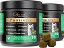 Probiotics for Dogs | All-Natural Dog Probiotic Supplement with Enzymes, Prebiotics, Pumpkin | Promote Digestive Health, Improve Allergy & Immunity, 180 Count (Pack of 2 x 90 ct)