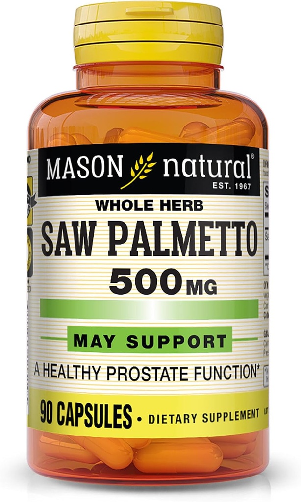 MASON NATURALはPalmetto 500のmgを、サポート前立腺の健康及び尿機能、90のカプセル見ました